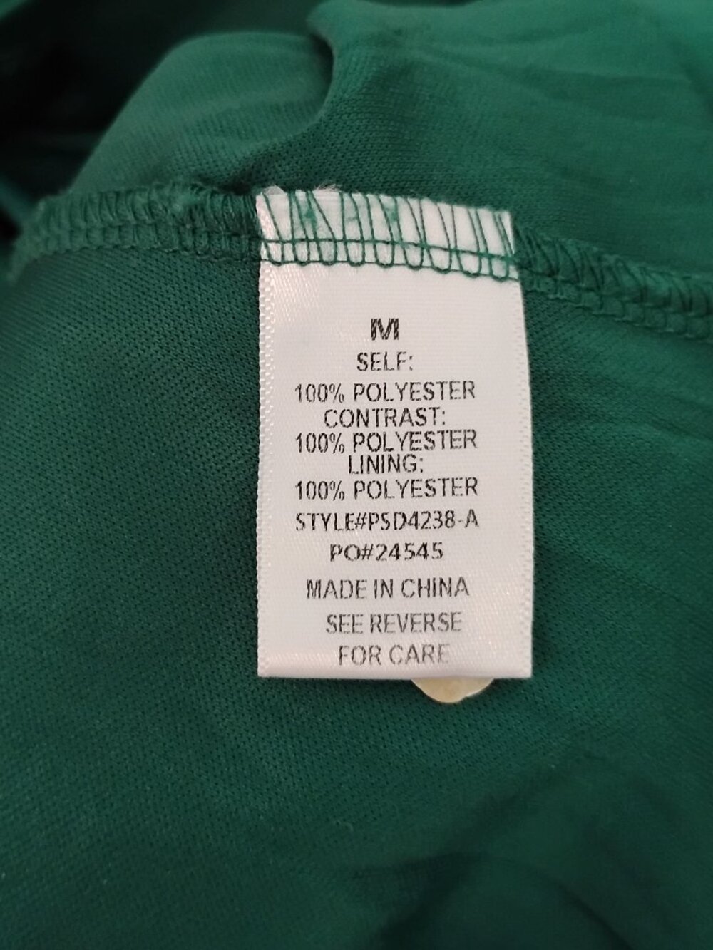 Pologram Green Smocked Swiss Dot Tulle Ruffle Dress - Picture 7 of 8
